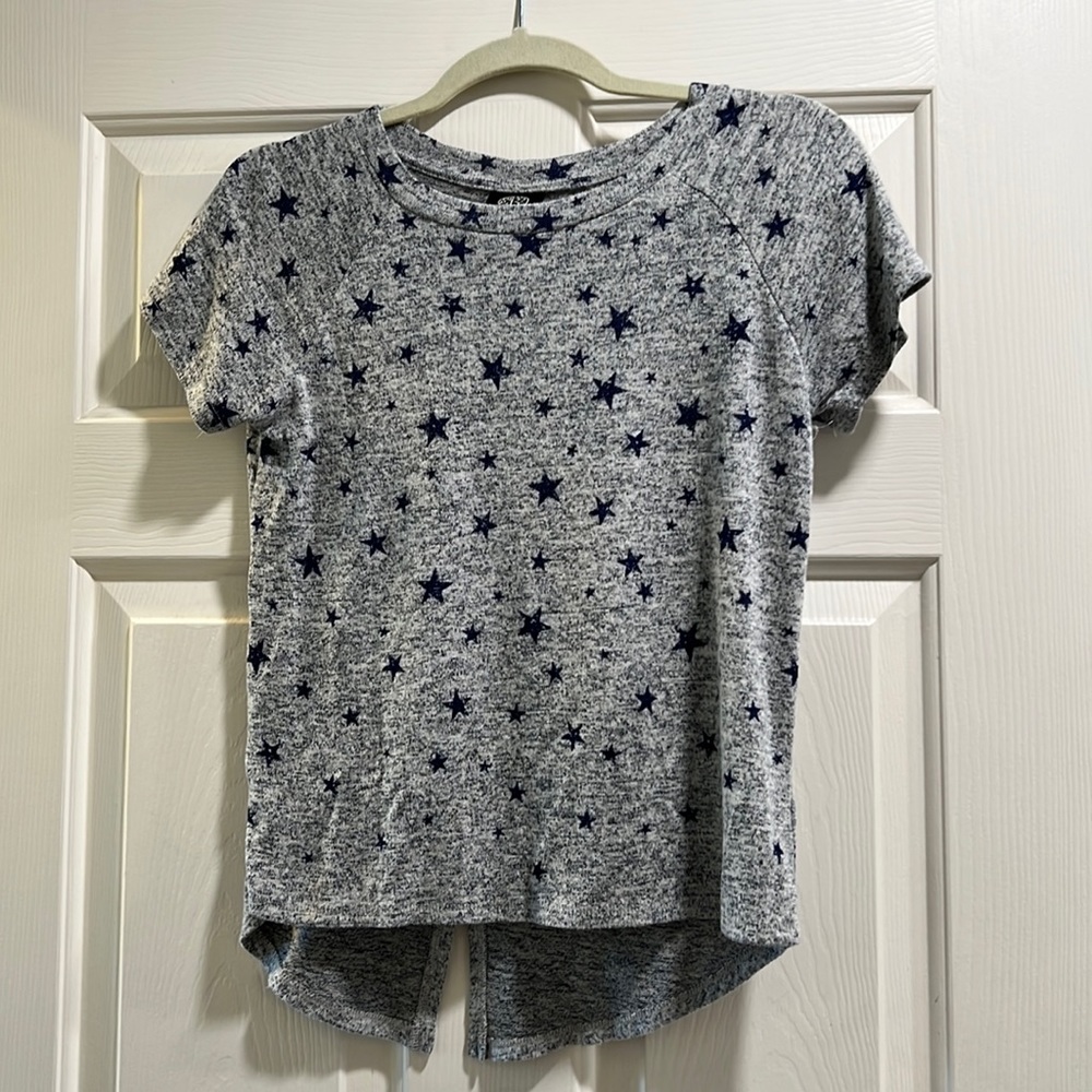 Gray and blue star